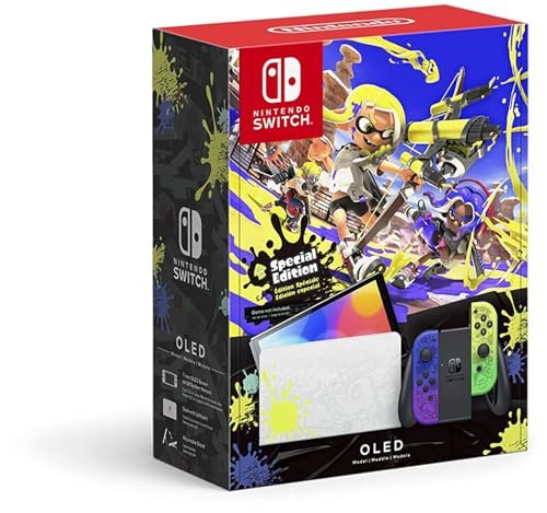 Nintendo Switch – OLED Model Splatoon 3 Special Edition  Video Games