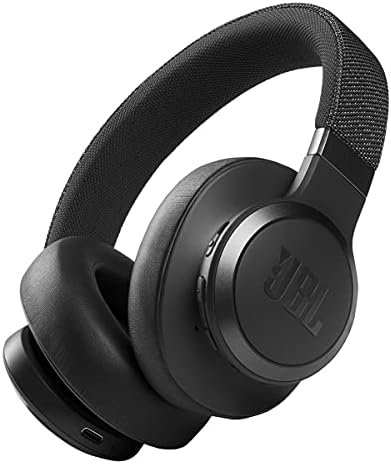 JBL Live 660NC – Wireless Over-Ear Noise Cancelling Headphones with Long Lasting Battery and Voice Assistant – Black, Medium  Electronics