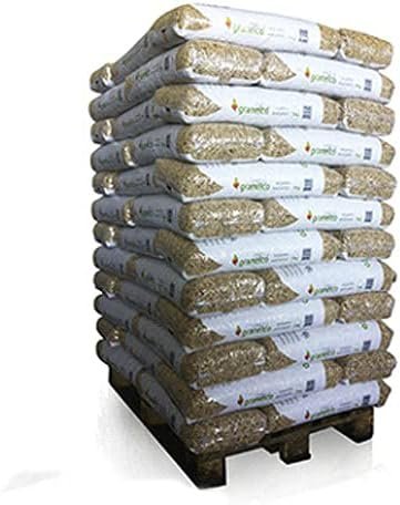 Holzpellets – Granulés de bois 70 x 15 kg – 6 mm – Gamme complète  1050 kg – Granulés de chauffage – Sans liants ni additifs chimiques